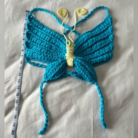 LOVELY BUTTERFLY CROCHET TOP - Picture 10 of 12